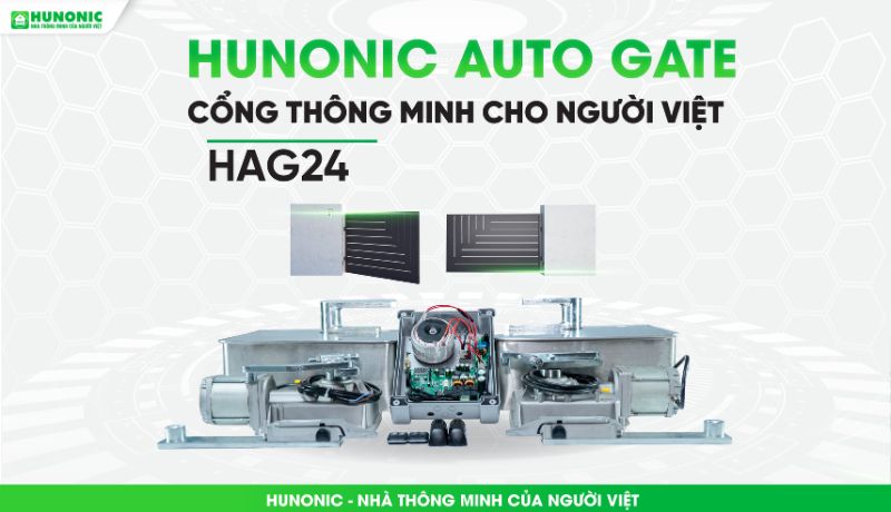 Cổng Tự Động Thông Minh Hunonic Auto Gate - Mở Cổng Qua 4G 10 Giới thiệu sản phẩm Cổng tự động Hunonic Auto Gate