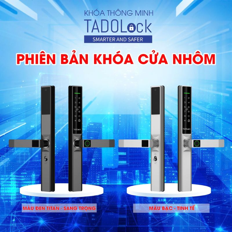 KHÓA THÔNG MINH TADOLock Cửa nhôm (Đen titan) 20 khoa thong minh02